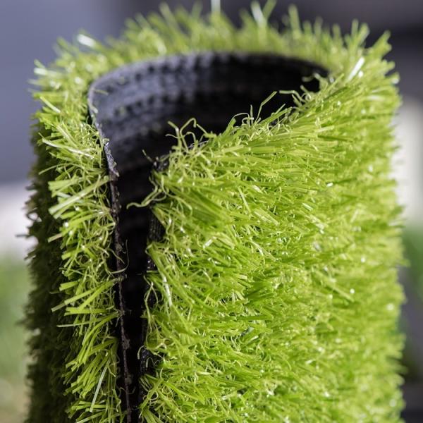 Outdoor Wall Garden Synthetic Turf / Artificial Plastic Grass On Paving Slabs