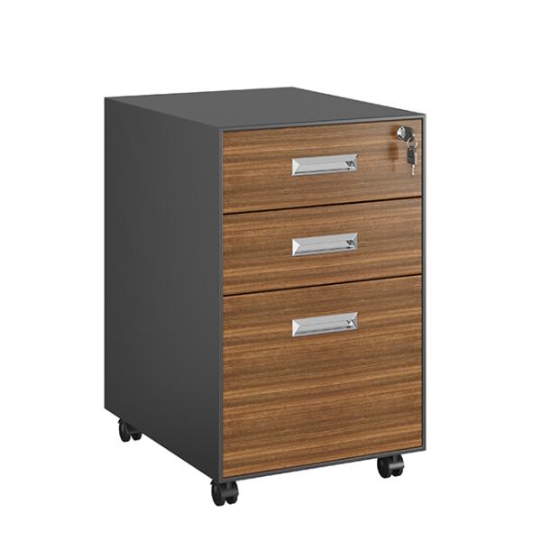 Armoire à dossiers, armoire de bureau avec serrure, armoire de rangement, armoire de bureau, armoire basse mobile de style tiroir