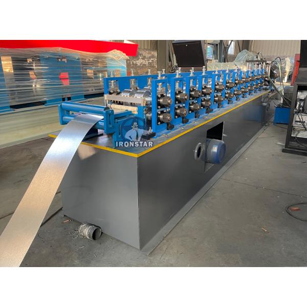 “China Factory 49mm 69mm Two Sizes 2 In 1 Double Rows Stud Roll Forming Machine Servo Driving Drywall Profile Forming Machine”