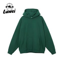 Sublimação de alta qualidade Slim Fit Peso pesado Fluffy Preto Algodão puro 420g Lavado Retro Grossa Crop Top Hoodie