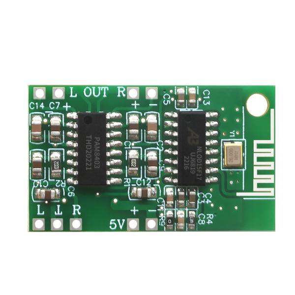 5V Digital Audio Power Amplifier with Bluetooth 5.0 and PAM8403 Chipset Class D Amplifier Module