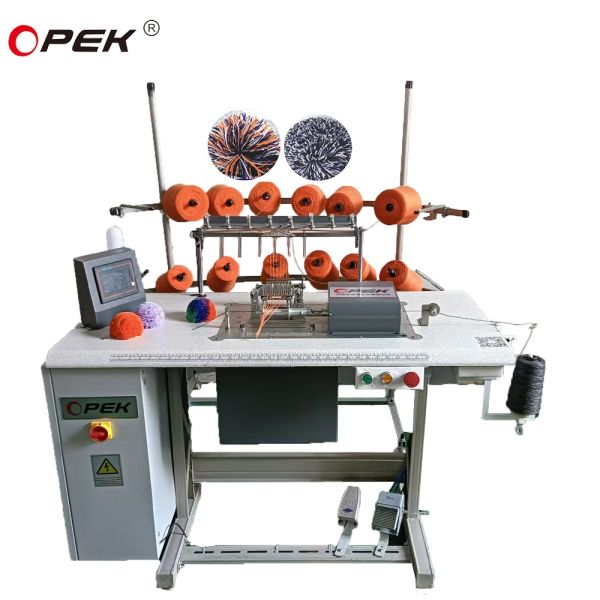 New Polyester Pompom Fringe Machine
