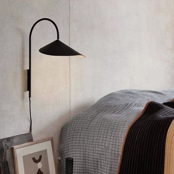 Designer Retro Lamp Wall Minimalist Adjustable Sofas Reading Light Arum Wall Lamp(WH-VR-160)