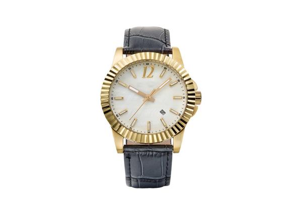 Super Luminous Genuine Leather Wrist Watch 10ATM Waterproof Custom Design