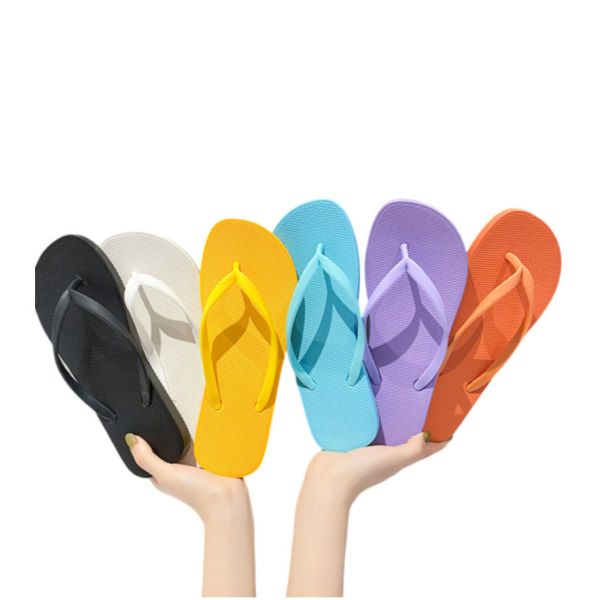 Utilisation en extérieur Femmes Wedge Flip Flop Enveloppé Imprimé Sandals d'été pour femmes