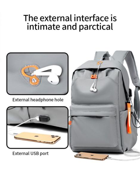 Fashion Backpack 15.6inch Laptop Backpack Men Waterproof Travel Outdoor Backpack School Teenage Mochila Bag