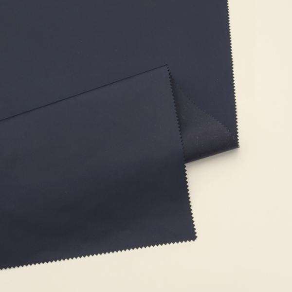 75D 122 Gsm Recycled Polyester Imitation Memory Twill Windproof Jacket Material