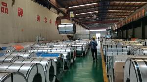 Chromated Hot Dipped Galvanised Coil , Non Oiled Gl Steel Coil Thickness 0.3mm 1