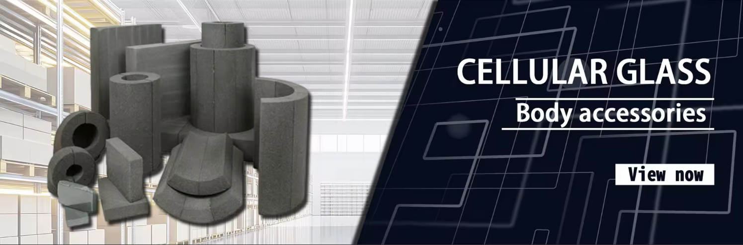 Fireproof Cellular Foam Glass Insulation Rigid Environmentally Friendly Wall Insulation