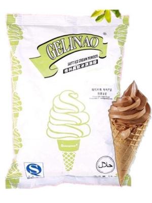 Chocolate soft ice cream powder supplier OceanPower Halal HACCP FDA ISO22000