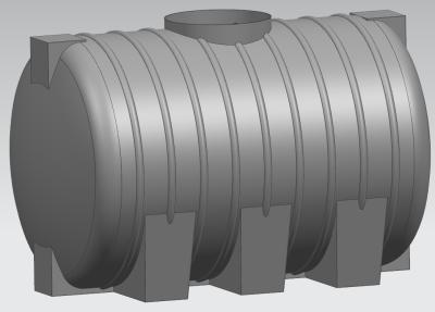 400 Gallon 1500L Forging Horizontal Water Tank Mold