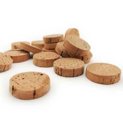 Diâmetro vinho natural Cork Stoppers da parte superior de 27mm Cork Discs For Champagne Twin