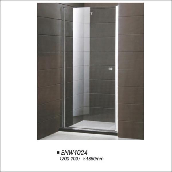 Waterproof Semi Framless Pivot Shower Screen Tempered Glass 5 Years Warranty