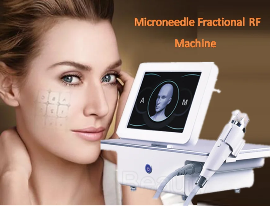 Microneedle RF radio frequency machine Microneedle RF and Fractional RF beauty Machine for face lift