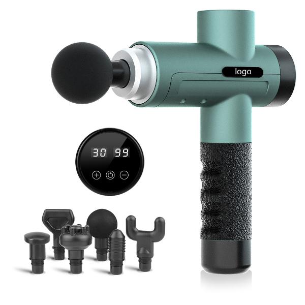 6Pcs Function Head  Relaxation Muscle Massage Gun Long Battery Life Massager Gun