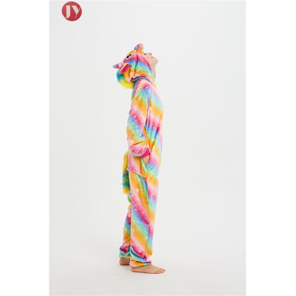 Plus Size Kigurumi Unicorn Onesie ,Thermal Light Weight Girls Rainbow Onesie