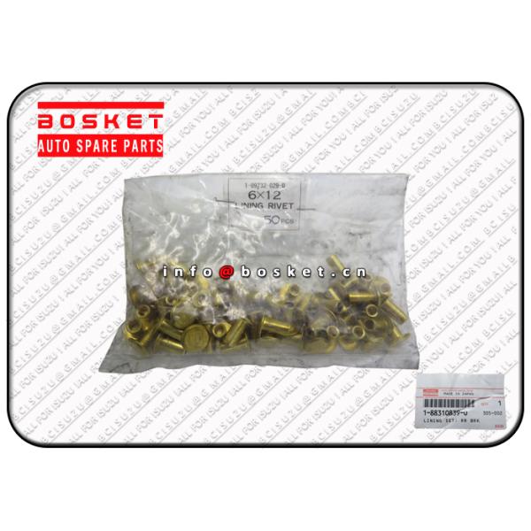 Original 1-88310839-0 1883108390 Standard Rear Brake Lining Set for ISUZU FSR Parts