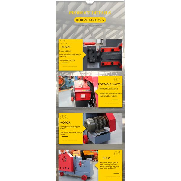 3kW Steel Bar Bending Machine Rebar Bender Cutter Stirrup Bender for Construction
