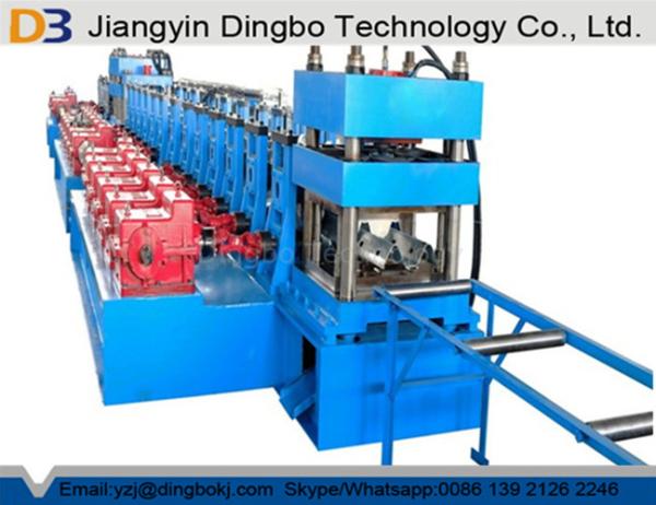 Heavy Duty Highway Guardrail Roll Forming Machine with Gearbox Transmission