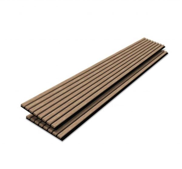 Acoustic Wood Slat Wall Panels for Interior Wall Decor | Soundproof Wall Panels | 3D Slat Wood Panels  |