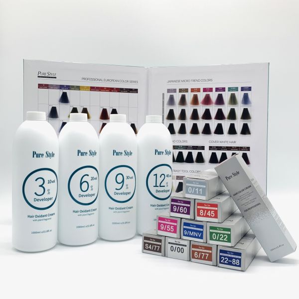 PureStyle  OEM Professional Hair Peroxide Developer Raw Material  Oxidant Cream Hair Lightening Cream