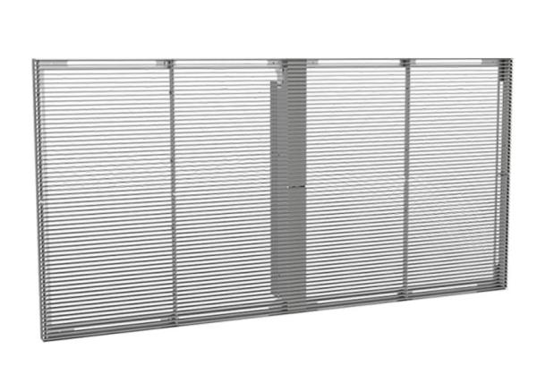 P7.8 Transparent LED Screens DP1.2 Waterproof Indoor Digital Signage Display