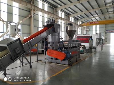 Filme da agricultura da indústria dos PP do PE que recicla o granulador com linha da peletização do compressor