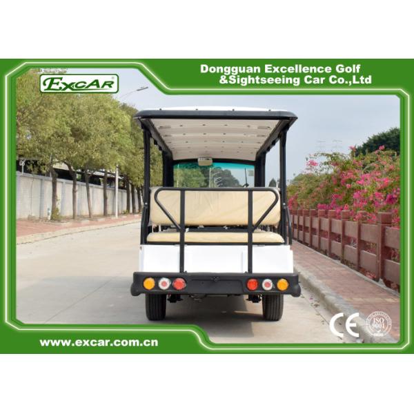 Autobús de visita turístico de excursión con pilas troyano eléctrico del vehículo de pasajeros de EXCAR G1S14 48V Electriic