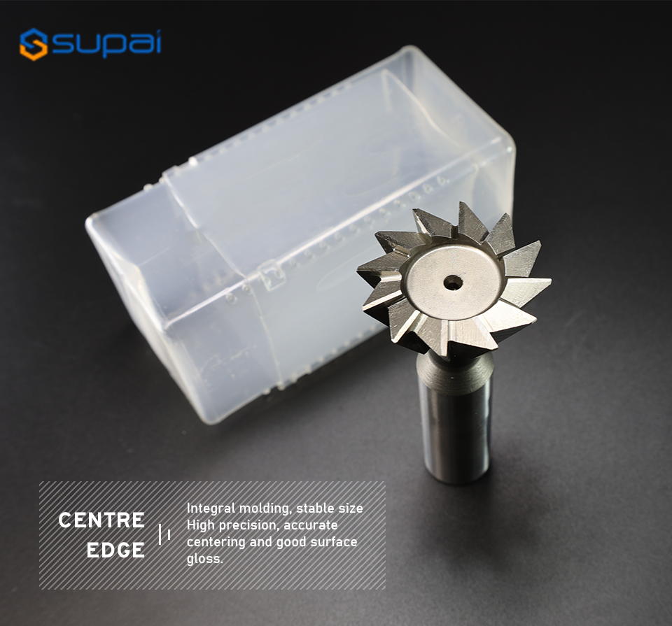 Карбидная вольфрамовая сталь HSS конечная мельница Dovetail Groove Machining CNC Cutter