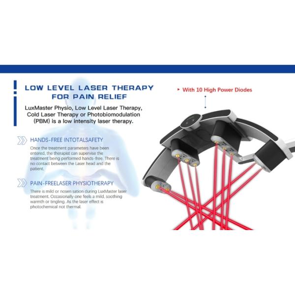 Equipo de fisioterapia confiable con un peso de 80 kg y una potencia de diodo de 500 MW