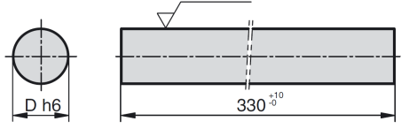 Ultra Fine 0.4μM Tungsten Carbide Rod Ø3 Finished Ground Rods HRA 93.2 330mm