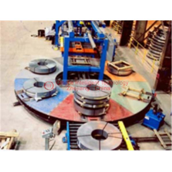 Metal Coil Automatic Stacking System High Performance Equipped With Lifting Platform