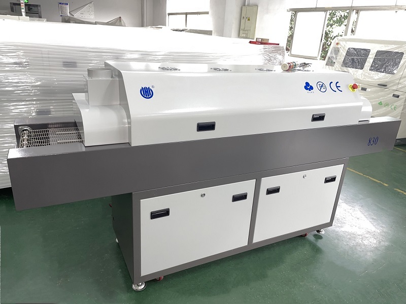 CHM-F830 Вертикальная печь оплавления SMT, 8 температурных зон, 1400*300 мм, машина для пайки горячим воздухом