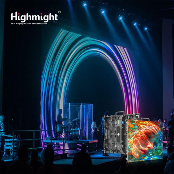 RH-A 3.9 Outdoor LED Display Screen Rental 500*500mm For Advertising