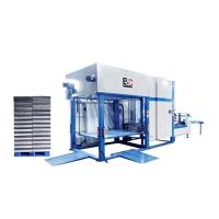 Máquina de reboque de papel para paletização dupla, auto-estacador para a indústria de embalagens