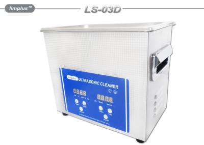 Líquido de limpeza ultrassônico de Benchtop Digital para a joia, joia da limpeza 3L com líquido de limpeza ultrassônico