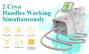 2019 Double cryoliplysis fat freezing / cryolipolysis slimming machine / criolipolisis for fat reduction