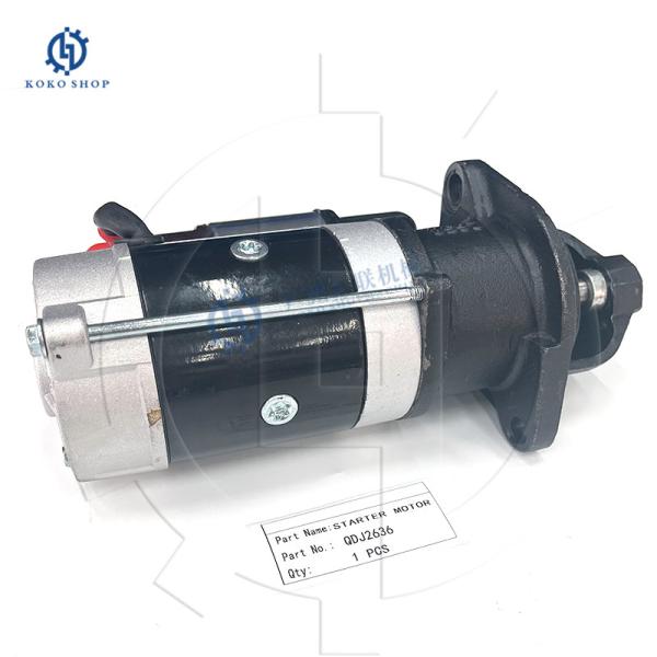 motor de acionador de partida YANY4102Q de 24V Qd100c3 QDJ2636 QDJ2636A para a máquina escavadora Spare Parts