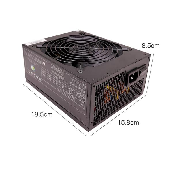 Hot sale 1600w Power Supply PSU Fully Modular Supply 80+ Gold 6 GPUs GPU Rig Designed Voltage 240V