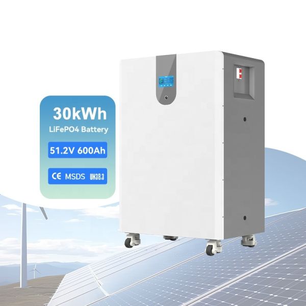 51.2V 600Ah 30KWh 8000 Cycles Home Energy Storage System with Lifepo4 Lithium Solar Battery for Home Appliances