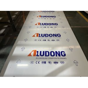4*0.40mm FR B1 Grade Fire Retardant Aluminum Composite Panel For Shopping Center, Hotel,Train Station etc