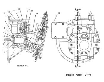 Gear 5I4469 5I-4469 Used For 330B Excavator Hydraulic Pump Parts