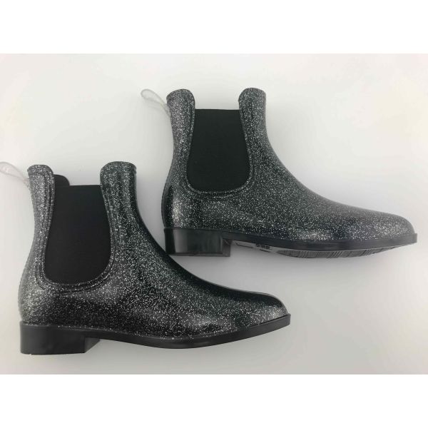 100% élastique imperméable à l'eau Guessets Ankle Rain Boots Pour Femmes Couleur OEM