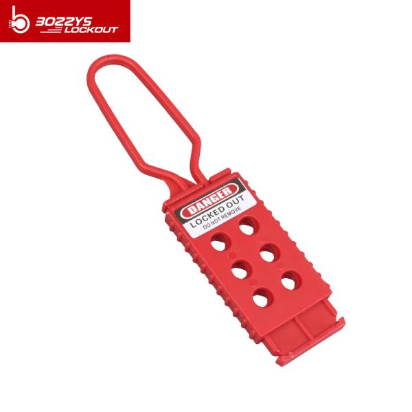 Insulation 6 Padlocks Plastic Lockout Hasp For Electric Power Isolation
