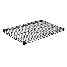 Black Epoxy Office Book Rack Unit / Mobile Metal Storage Shelves