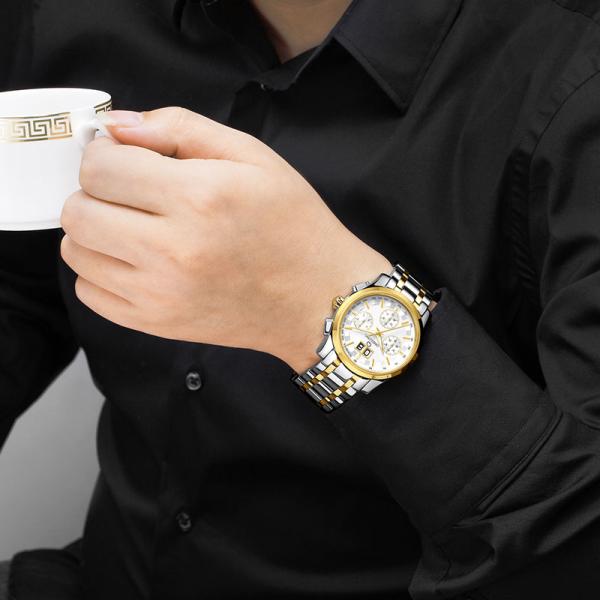 Дозор ODM OEM Японии Movt логотипа шатона нержавеющей стали дозора кварца людей нестандартной конструкции