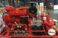 L'arroseuse diesel adaptée aux besoins du client du feu pompe/pompe de lutte contre l'incendie à haute pression rouge
