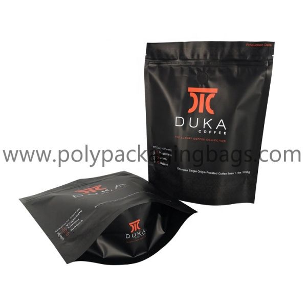 Alumium foil plastic packaging stand up pouch ziplock bagsWith valve