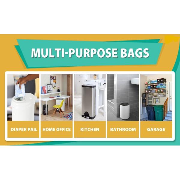 100% Eco Friendly Plastic Shopping Bags/T-Shirt Compostable Food Packaging For Supermarkt, Disposable Plastic Garbage Ba