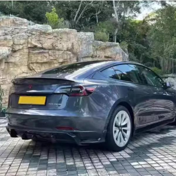 Body kit for Tesla model 3 plus wraps all new upgrades Carbon fiber